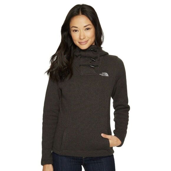 The North Face Womens Jacket Crescent‎ Fleece Hooded Pull Over Sweater Small - Picture 1 of 6